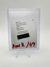 Kurt Busch /49 Auto Legendary Signatures Blue Prizm 2024 Panini Select Racing