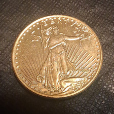 1933 Saint-Gaudens $20 Double Eagle Gold Coin Philadelphia KM#74 Business Strike