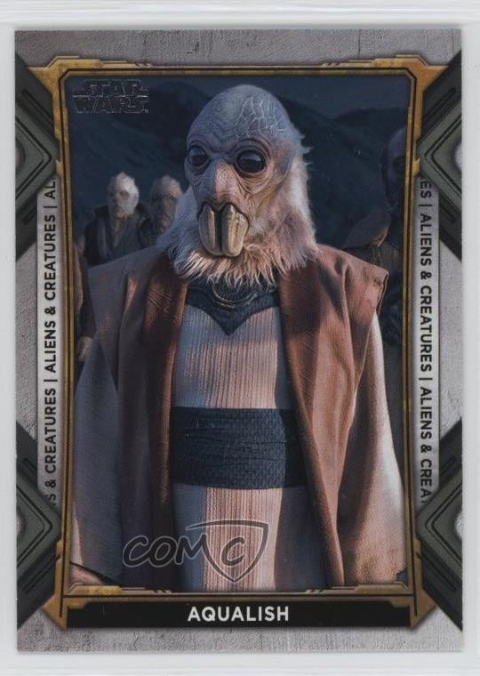 2022 Topps Star Wars The Book of Boba Fett Aliens & Creatures Aqualish #AC-9 0b3