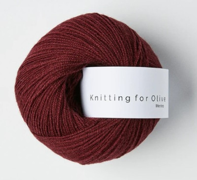 Knitting For Olive Merino (50g) Fb. Bordeaux