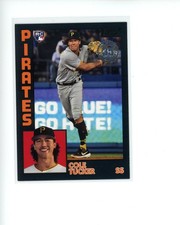 2019 Topps Update '84 Topps Black #8424 Cole Tucker Rookie RC #d 209/299