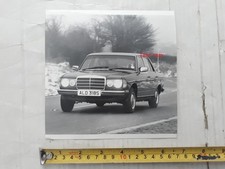 MERCEDES 300D Diesel (reg. ALD318S) car Road Test 1979 Original PRESS PHOTO