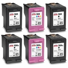 304 304 XL Black / Colour Ink Cartridges for HP Deskjet 2600 2622 ENVY 5010 5030
