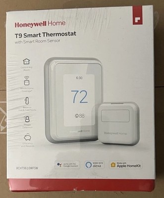 Honeywell Home T9 Wi-Fi Smart Thermostat with RoomSmart Sensor - Brand New
