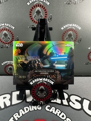  2025 Topps Chrome Star Wars GREEN /99 SKELETON CREW SC-21