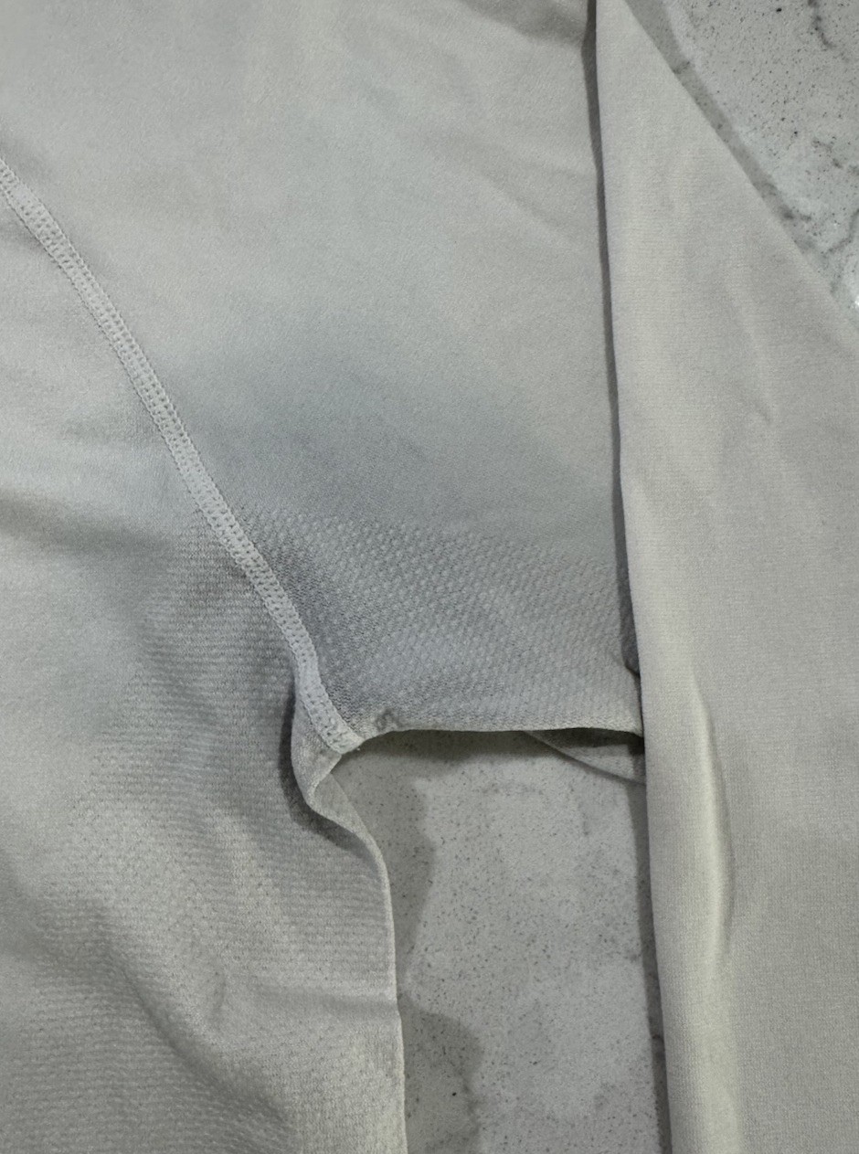 Fabletics Quarter Zip Pullover Mens Large Cream P… - image 2