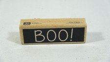 Hampton Art Stamps Boo Rubber Stamp