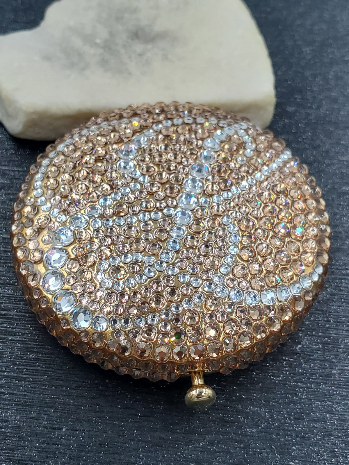 New Estée Lauder Lucidity Translucent Pressed Powder Swarovski Compact 1 OZ