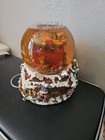 Musical SNOW GLOBE Collectable Teddy Bears Christmas Grandeur Noel VINTAGE 1999 