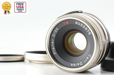 [Top MINT w/ Hood] Contax Carl Zeiss Planar T* 35mm f2 Lens For G1 G2 From JAPAN
