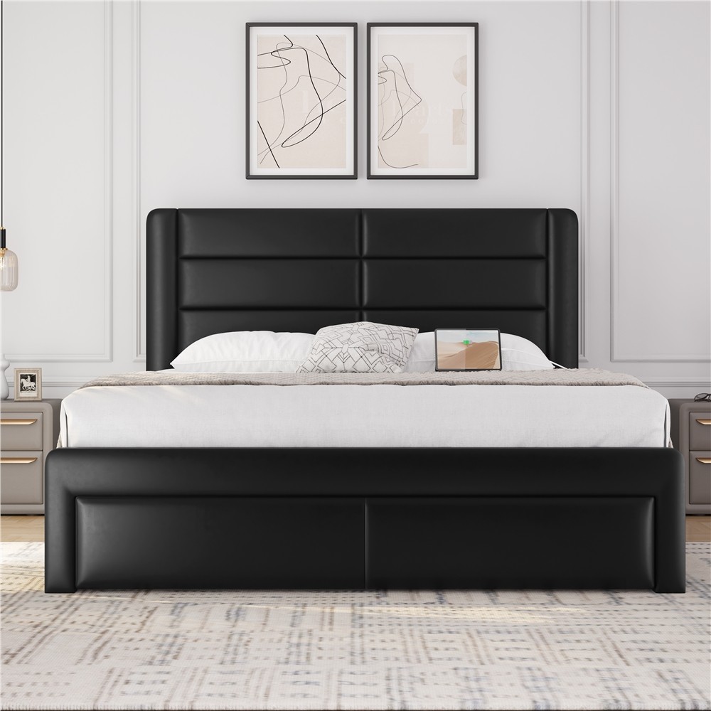 With Storage Drawers And Built-in Usb Ports