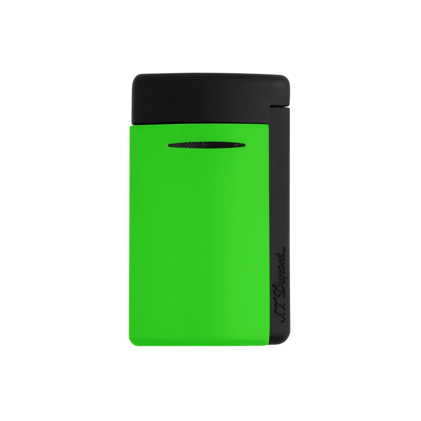 St DuPont - minijet Lighter Matte Fluo neon green - Ref: 010872