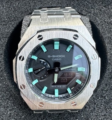 CASIOAK Mod (GA-2100) Edelstahl