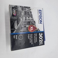 Epson 302XL C13T01X123 Black High-Capacity Ink Cartridge Genuine OEM EXPIRED