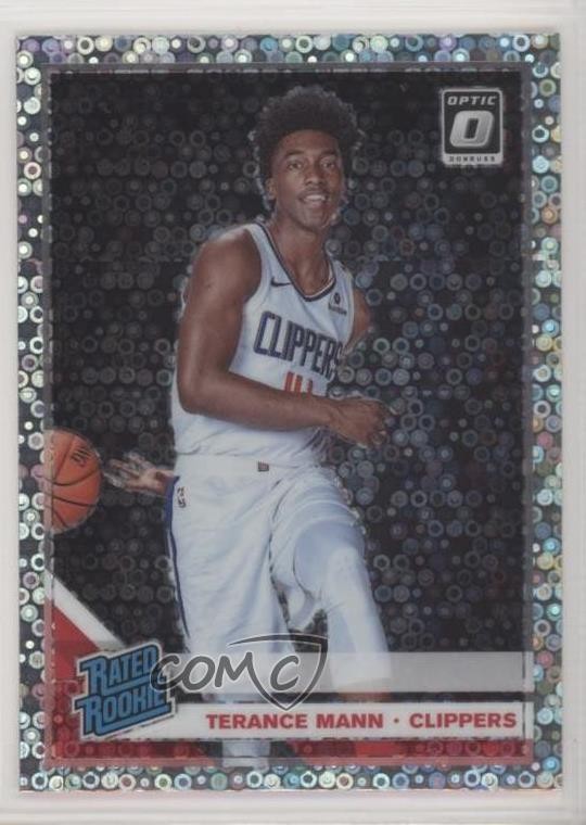 2019 Panini Donruss Optic Rated Rookie Fast Break Prizm Terance Mann #165 0z5u