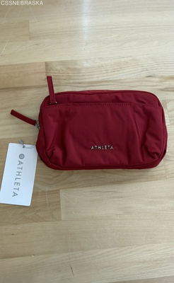 #ad #ad Athleta Red All About Belt Bag NWT Recycled Water Repellent Waist Pack $20.00