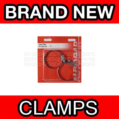 Mini Hose Clips / Clamps (35-50mm) (Pair)