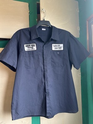 Spirit Halloween Laying Pipe Button Up For Men Size L