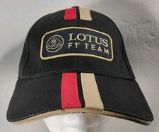 Genuine LOTUS F1 Team 8 / 13 Renault Racing Blk/Bge/Red Hat 100 ctn Cap