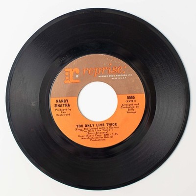 Nancy Sinatra & Lee Hazlewood Jackson / You Only Live Twice Vinyl 45 Record