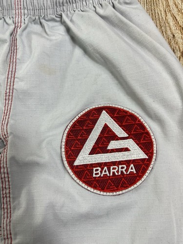 Gracie Barra GB Storm Kimonos MMA Ju-Jitsu Youth Y3 White Red Gi Pants - Picture 3 of 12
