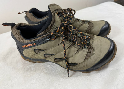 Merrell Chameleon Shift Ventilator Mens Size 10 Dusty Olive Vibram Hiking Shoes