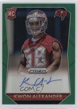 2015 Panini Prizm Rookie Signatures Green 99/99 Kwon Alexander #RS-KA Auto 7eo