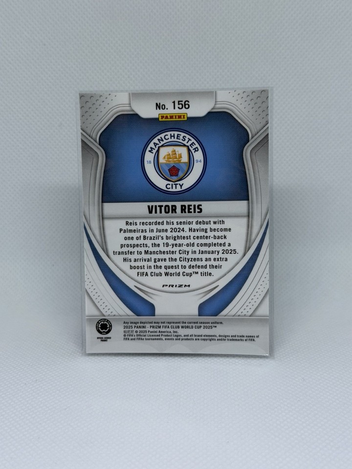 Panini Prizm Premier Legue Rookie Vitor Reis Man City | eBay