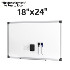 Aluminum Frame Hanging Board with Eraser, Markers Magnets