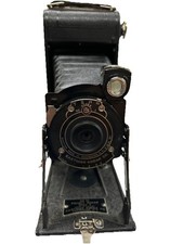 Antique Kodak Jr No 1A Autographic Folding Pocket Bellows Camera Series II Case