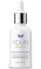 YOUN Beauty 20% Vitamin C Face Serum with Hyaluronic Acid, Ferulic Acid &... 
