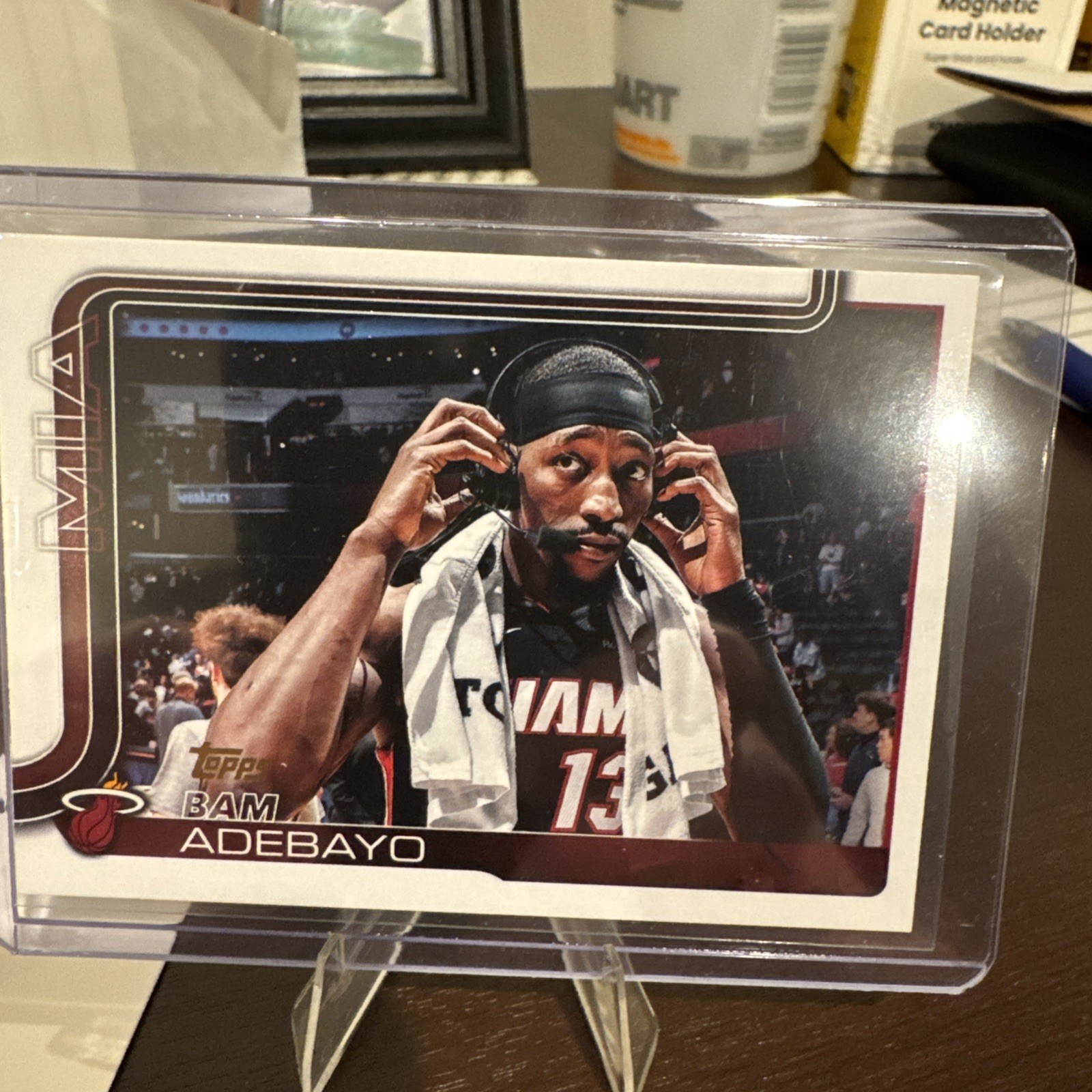 2025-26 Topps Basketball Bam Adebayo Golden Mirror SSP #75 Miami Heat