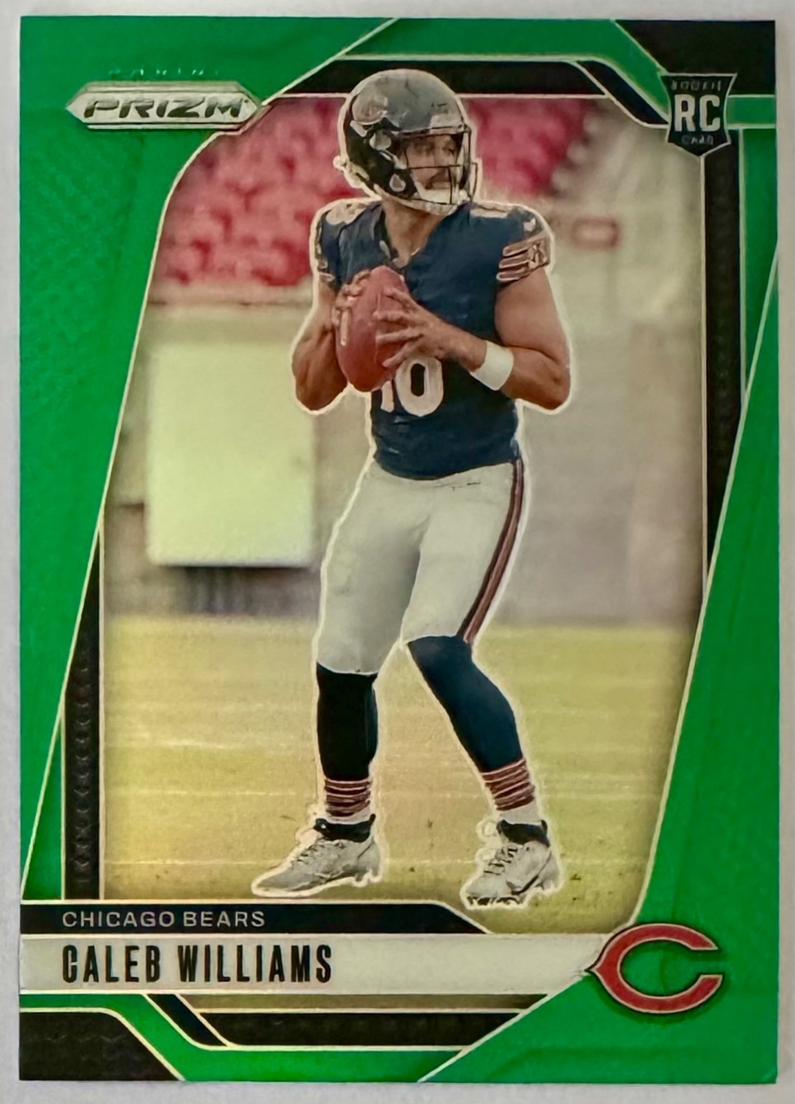 2024 Panini Prizm - Caleb Williams #301 - Rookie RC GREEN Prizm - MINT