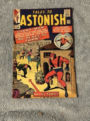 Marvel Comics Tales to Astonish #54 Giant-Man Wasp El Toro No Place to Turn!