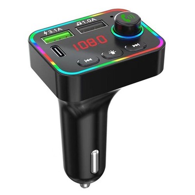Quick 3.1 Autoladegerät FM Transmitter Multiport MP3 Audio Adapter Typ-C