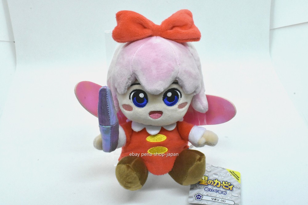 Kirby ALL STAR COLLECTION Ribbon [S] Plush Doll Stuffed Toy 17.5cm KP48 Japan