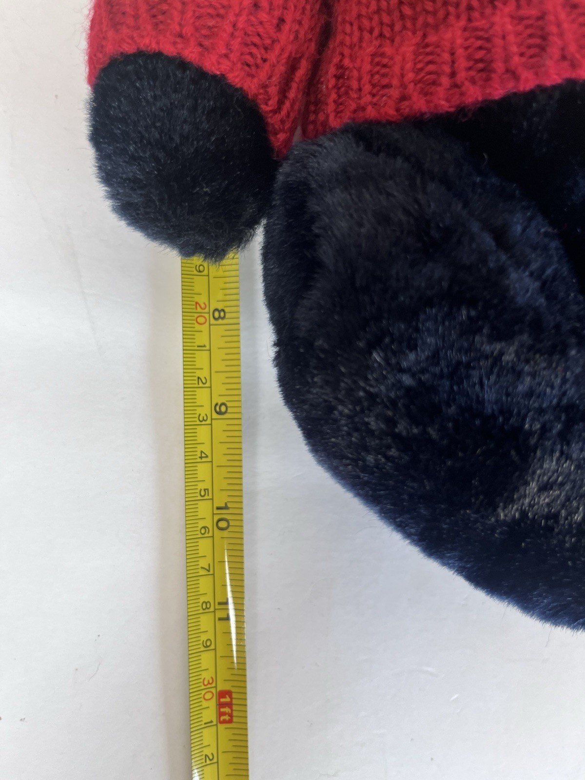 как выглядит Vintage Velvete Black Teddy Bear - The Orange County Register Promotional Plush фото