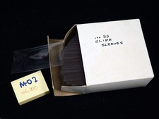 Box 100 Stereo slide plastic protectors sleeves protect your 3D slides