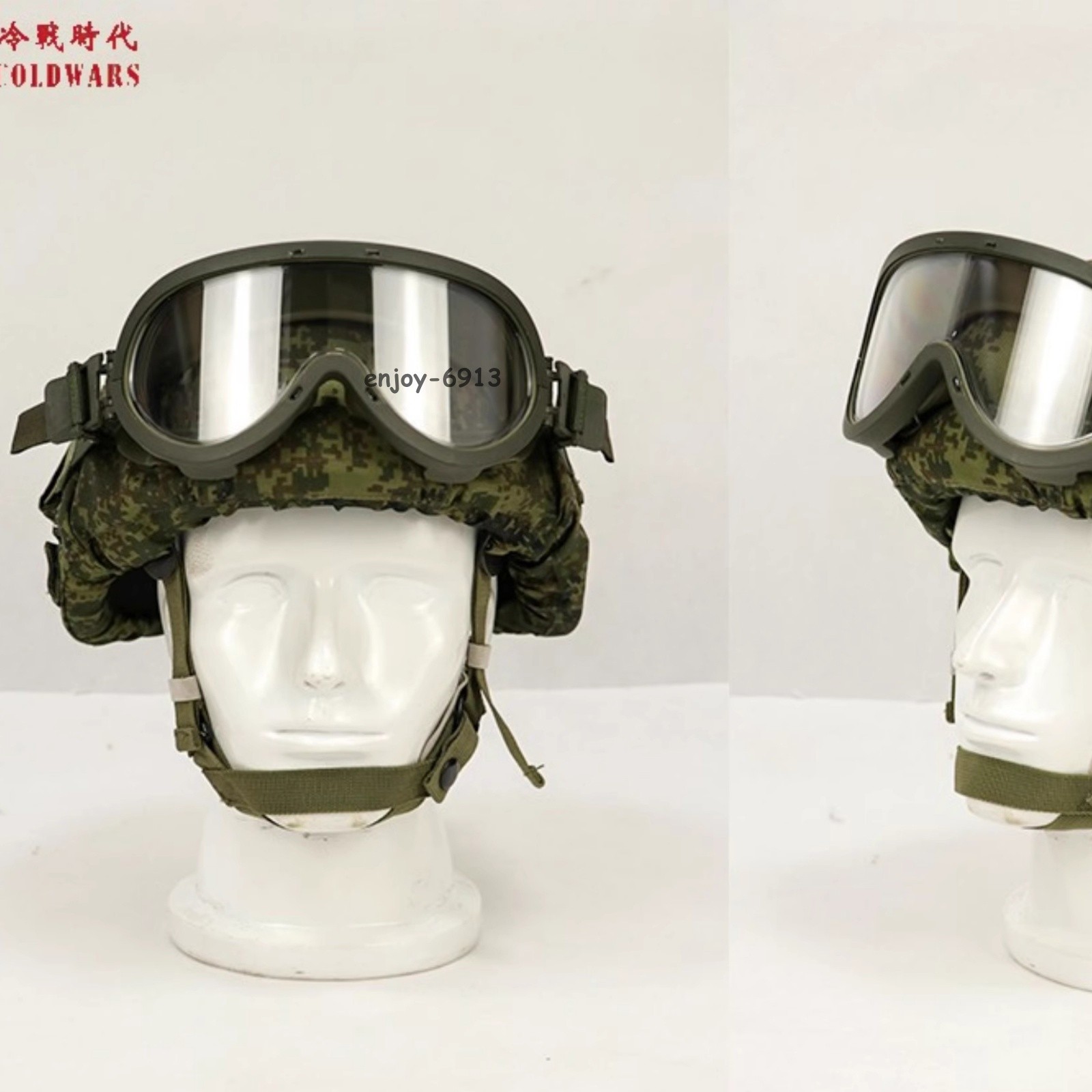 Russian Army Military 6B50 Gen 2 Green Frame Tactical Googles for Cycling Skiing