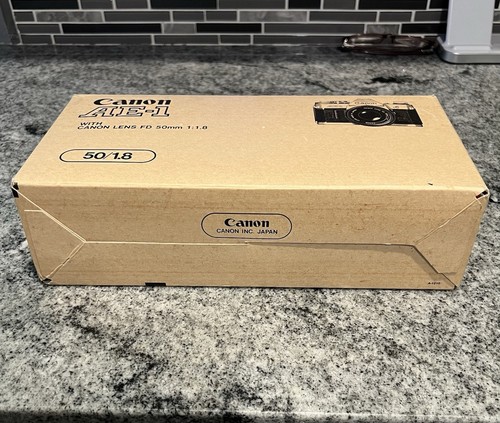 canon AE-1 35mm SLR Film camera W/50mm f/1.8 FD Lens with case. Brand New - Picture 5 of 15