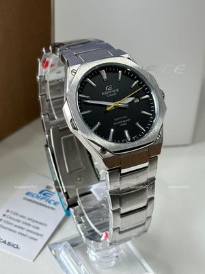 Casio Edifice Men's Black Dial Stainless Steel Sports Watch EFR-S108D-1AVUEF