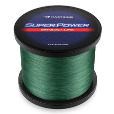 Kastking Superpower Braided Fishing Line Moss Green 30 Lb 1097 Yds