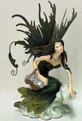Figurine Elfes - Aerith Avec Baguette Magique - Fée Fairy Fantasy
