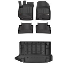 Frogum Pro-Line Satz Gummifußmatten und Kofferraummatten für Hyundai Kona I 2017