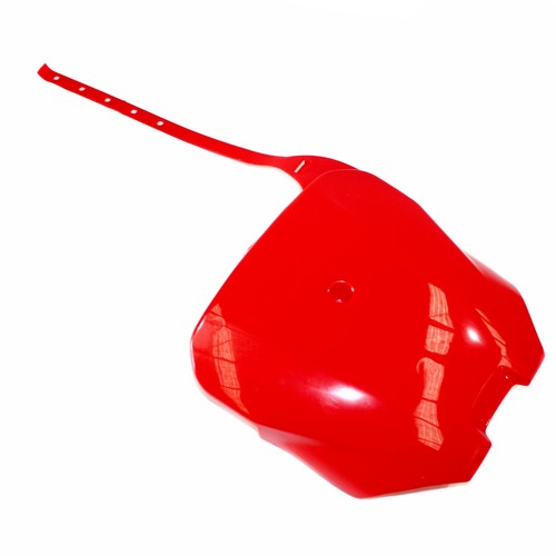 RED Plastic Number Plate CRF70 Style Fairing 150cc 160cc PIT PRO Trail Dirt Bike - Picture 2 of 3