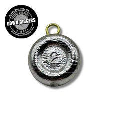 2oz Coin "Disk" Sinker | Select qty up to 60pcs/7.5lbs | Handcrafted In The USA
