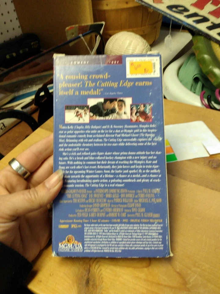 The Cutting Edge VHS VCR Video Tape Used Movie D.B. Sweeney Moira Kelly eg - Image 2 of 3