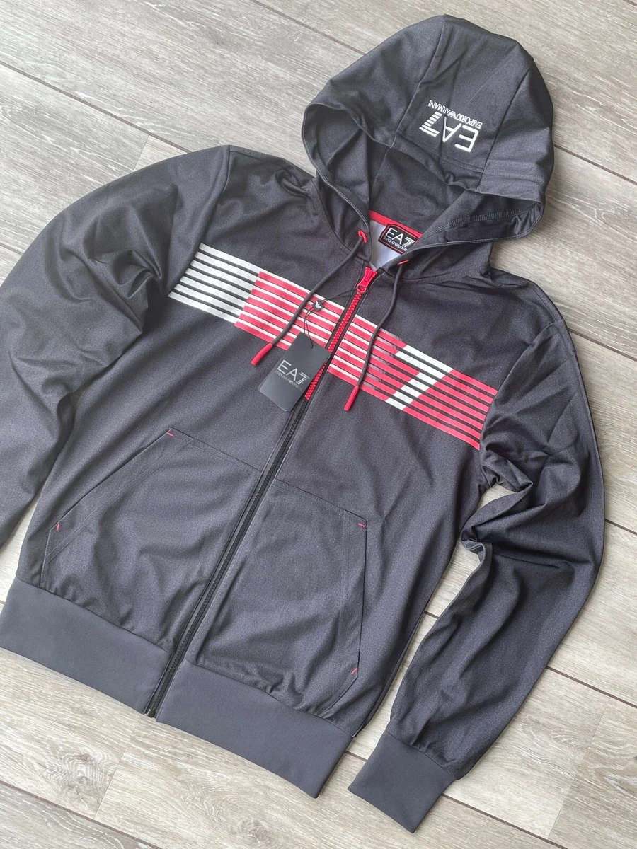 Emporio armani grey hoodie hot sale