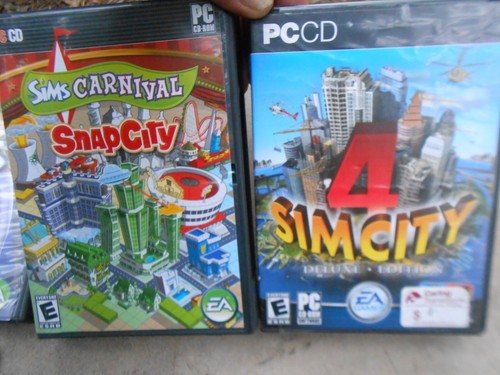 Lot (10) The Sims 2 PC CD-ROM Computer Games Deluxe University Sim City 4 2000 - Picture 4 of 14