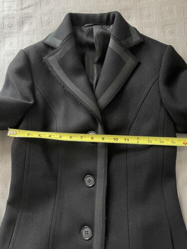 Kiton Napoli Solid 3 Buttons Pockets Wool/Cashmere Over Coat Women’s Size 42 - Picture 4 of 12